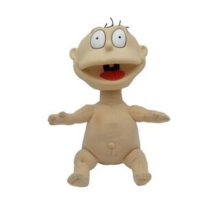 Vtg 1997 Mattel Rugrats‎ Talking Tommy Doll Works Great  Vinyl Head